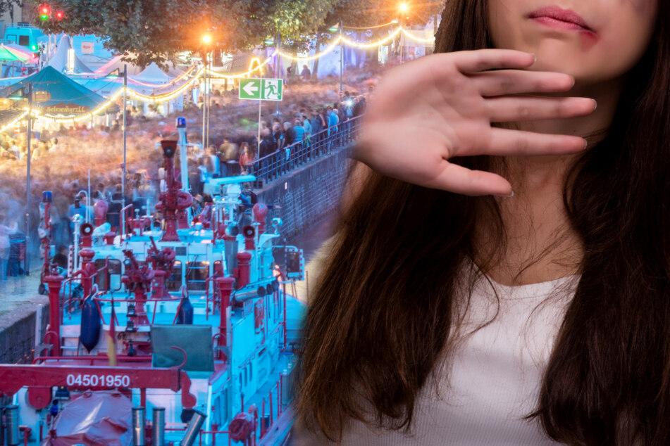 Fotomontage: Der Vorfall ereignete sich am Rande des Museumsuferfestes 2017 in Frankfurt (Symbolfoto).