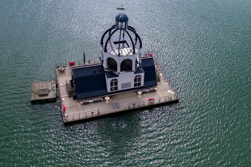 Die schwimmende Kirche "Vineta" feierte dieses Jahr zehnjähriges Bestehen. Noch heute gilt sie als Symbol für den Strukturwandel.