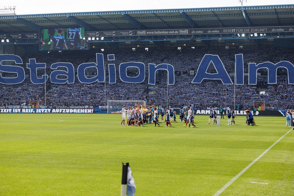 Die Bielefelder Alm ist der Spielort der ersten Cottbuser Auswärtspartie der Saison. (Archivfoto)