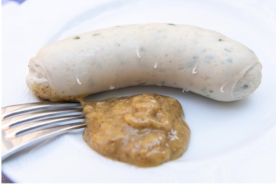 Auf dem Samstagsmarkt in Plagwitz gibt es die bayrische Delikatesse auch ohne Fleisch.