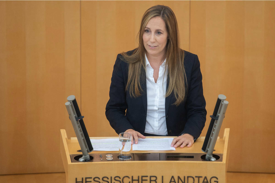 Astrid Wallmann (42, CDU) wurde am Dienstag als erste Frau zur hessischen Landtagspräsidenten gewählt.
