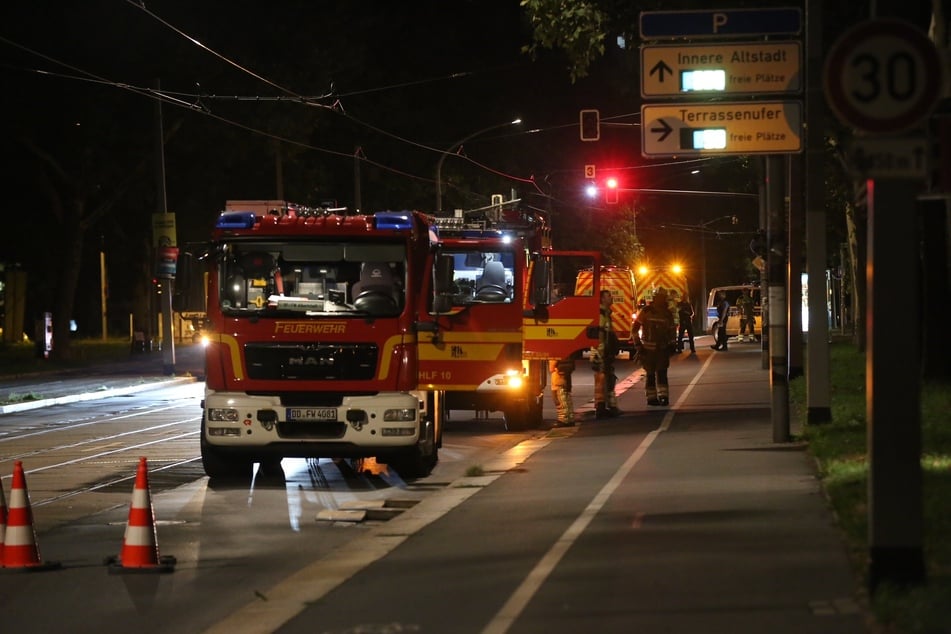 38 Einsatzkräfte der Feuerwehr waren vor Ort.