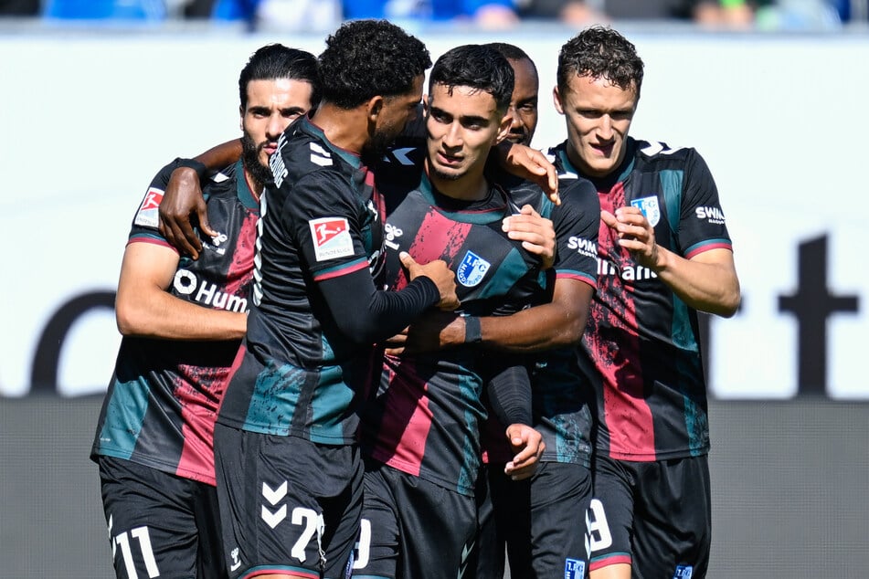 Ganz stark gemacht: Livan Burcu machte das 1:1 für den 1. FC Magdeburg.