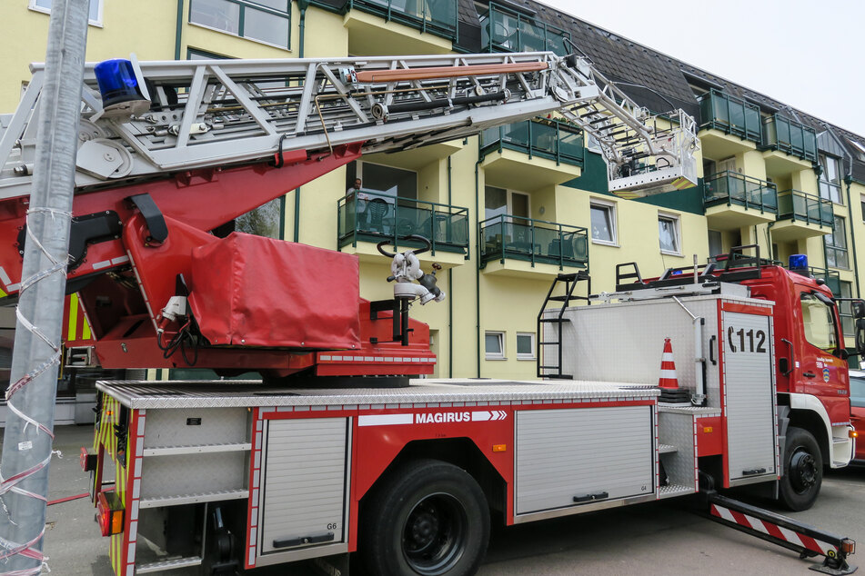 In einer Küche im 2. Obergeschoss eines Mehrfamilienhauses war es zu einem Brand gekommen.