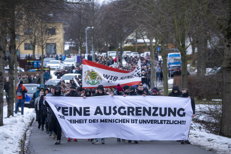 Tausende Teilnehmer zogen am Samstagnachmittag durch Zwönitz