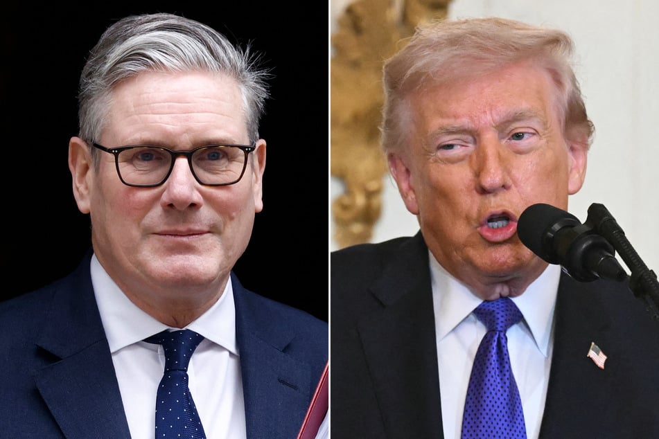 Prime Minister Keir Starmer (l.) defended his stance on the US-Israeli war on Iran after he came under criticism from President Donald Trump.