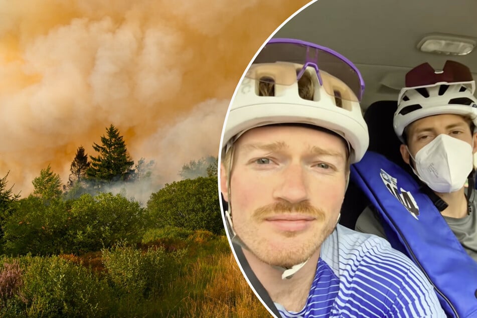 "Asche fiel vom Himmel": Biathlet berichtet von dramatischen Momenten im Waldbrandgebiet