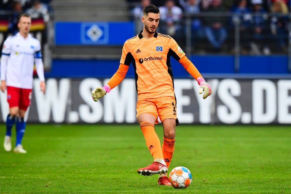 Marko Johansson (25) absolvierte schon lange kein Punktspiel mehr für den HSV. Der Keeper sucht einen neuen Klub - und bleibt womöglich in der 2. Liga? (Archivfoto)