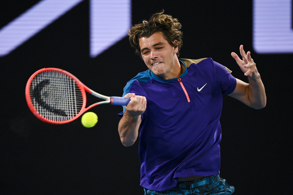 Taylor Fritz musste sich nach einem guten Kampf gegen Djokovic geschlagen geben.