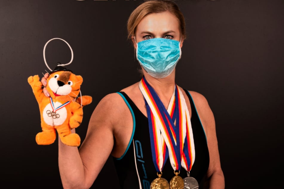 Schwimm-Olypiasiegerin Heike Apitzsch-Friedrich (49)