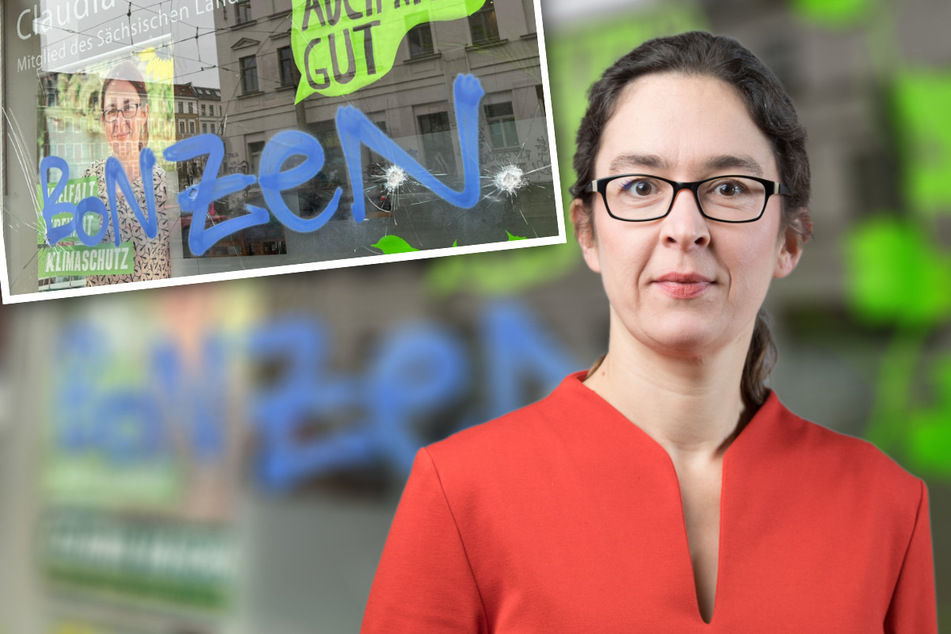 Leipzig: Erst Steine, jetzt Graffiti: Leipziger Grünen-Büro erneut angegriffen