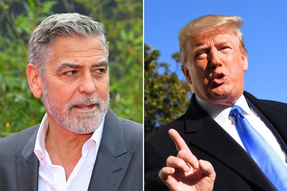 Trump launches vicious attacks on George Clooney and Nancy Pelosi amid Biden crisis