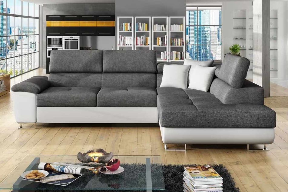 Möbel-Onlineshop aus Polen verkauft beliebtes Ecksofa super günstig, inkl. Lieferung