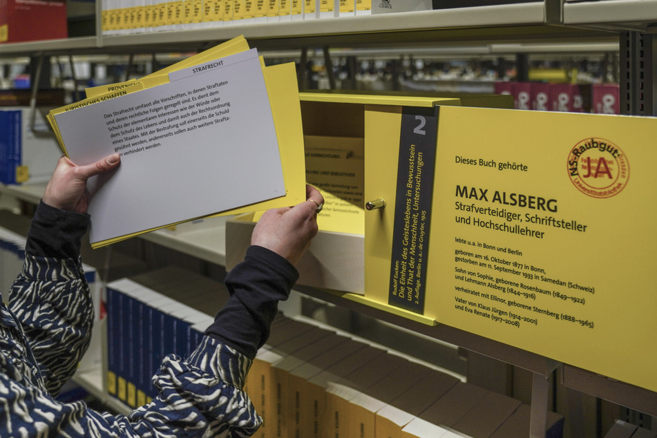 Die gelben Kästen halten Informationen über Bücher und Personen bereit, mit denen sich im Rahmen des Projekts befasst wurde.