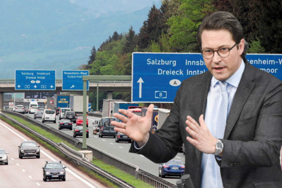 Bundesverkehrsminister Andreas Scheuer (43, CSU) nimmt nicht am Brenner-Gipfel teil. (Bildmontage)