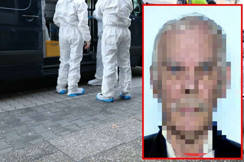 Fotomontage: Die Polizei fahndet noch immer mit Hochdruck nach dem 69-jährigen Lebensgefährten der Verstorbenen.