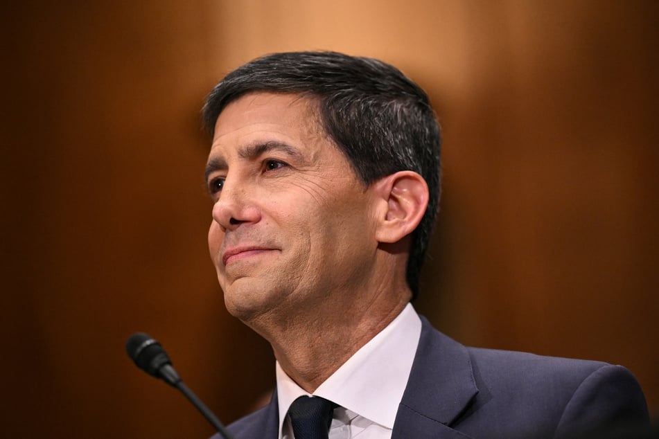 Kevin Warsh, nominee for US Federal Reserve Chair, testifies during a Senate Banking Committee hearing on his nomination on Capitol Hill in Washington, DC, on April 21, 2026.