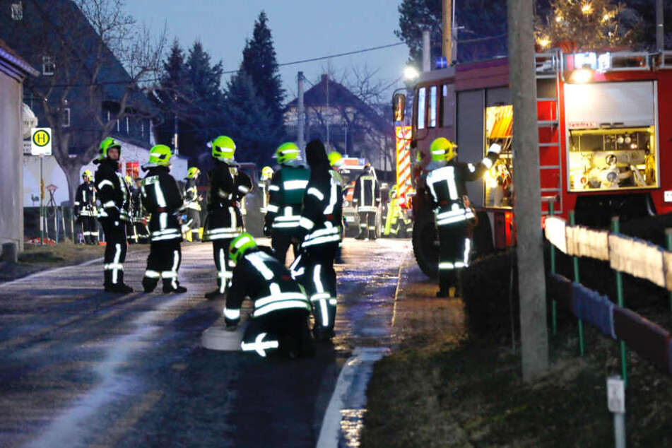 Insgesamt 66 Kameraden der Feuerwehr waren bei dem Brand im Einsatz.