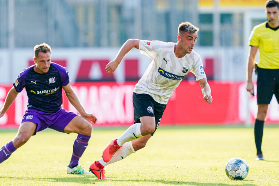 Philipp Förster (24, mittig im Bild) wechselt vom SV Sandhausen zum VfB Stuttgart.