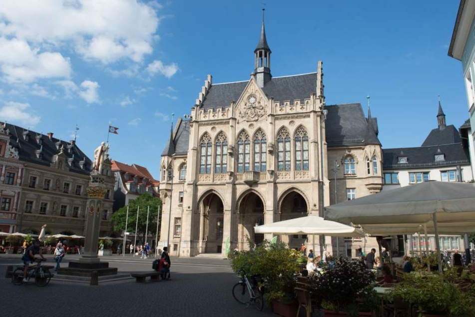 In Erfurt steht neben dem "Hochzeitshaus" auch der Festsaal im Rathaus für Trauungen zur Verfügung.