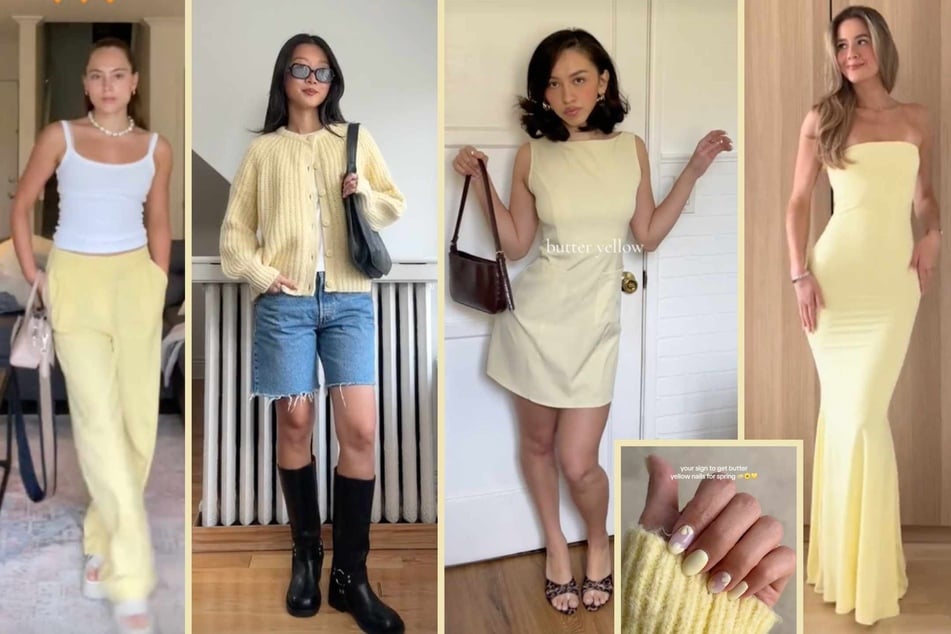 "Butter yellow" is melting hearts as spring's next big fashion obsession
