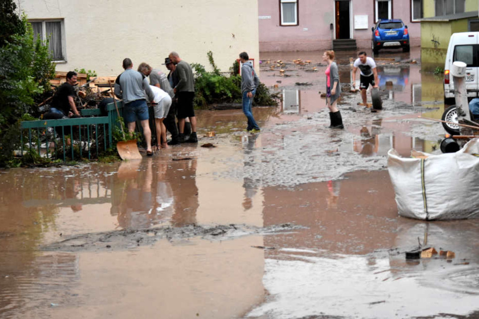 Auch in Lorch hinterließ das Unwetter seine Spuren.
