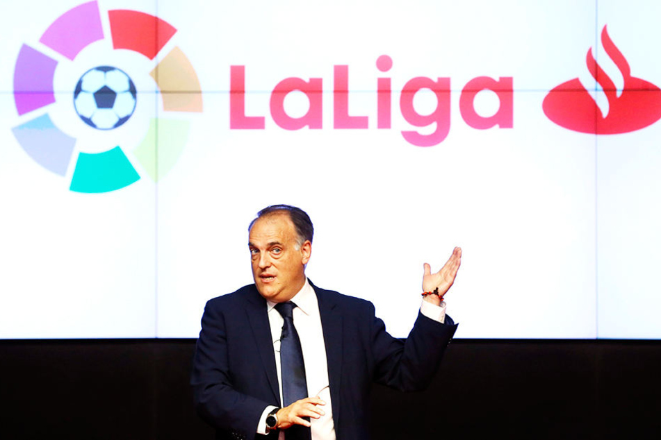 LaLiga-Präsident Javier Tebas hat einen großen Deal für Spaniens Eliteklasse abgeschlossen.