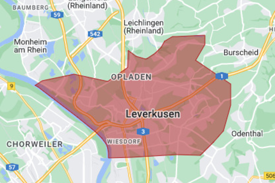 Diese Leverkusener Gebiete sind von der Warnung betroffen.
