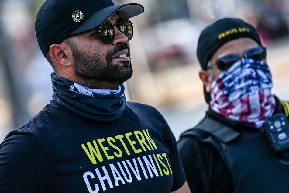 Proud Boys leader Henry "Enrique" Tarrio (l.) was among the men found guilty of seditious conspiracy over their connection with the January 6, 2021, Capitol riot.