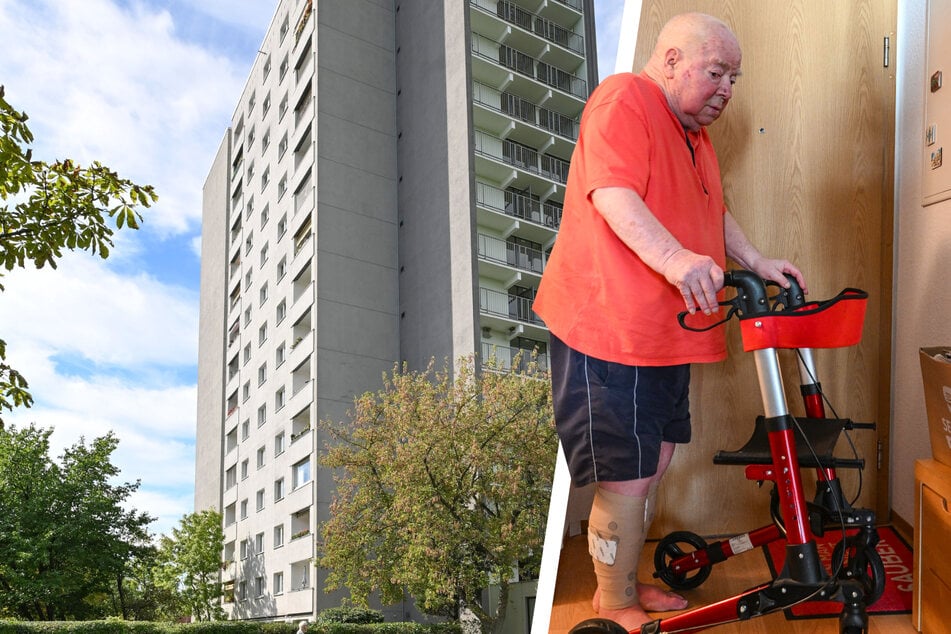 Dresden: Ein Dusch-Klo ist sein großer Wunsch: Vonovia lässt Ex-Bergmann zappeln