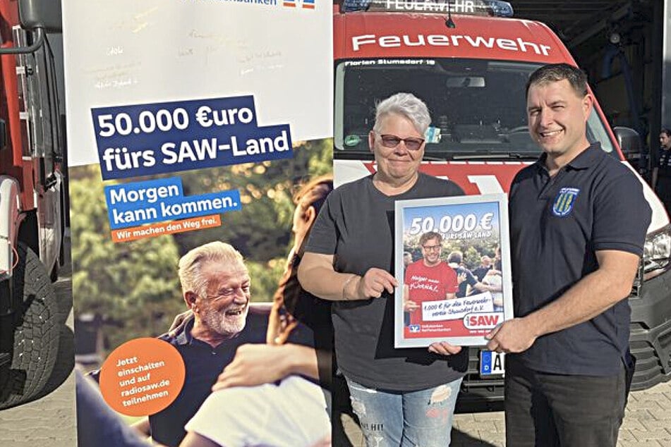 "50.000 Euro fürs SAW-Land": Feuerwehrverein will sich mit Gewinnsumme einen großen Wunsch erfüllen