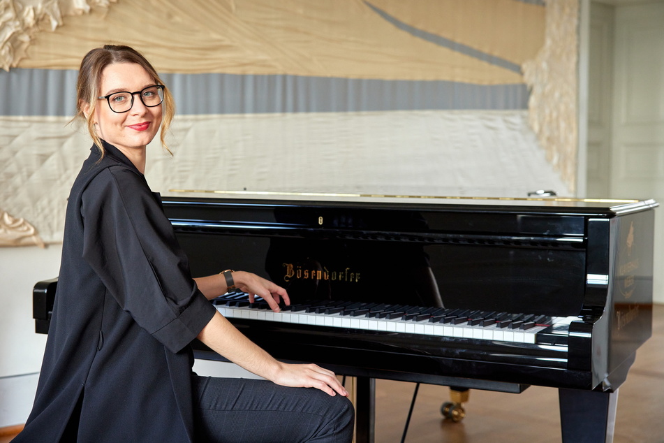 "Eine Ehre": Dirigentin Nataliia Stets (32) kann jetzt an der Wagner-Stätte leben und arbeiten.