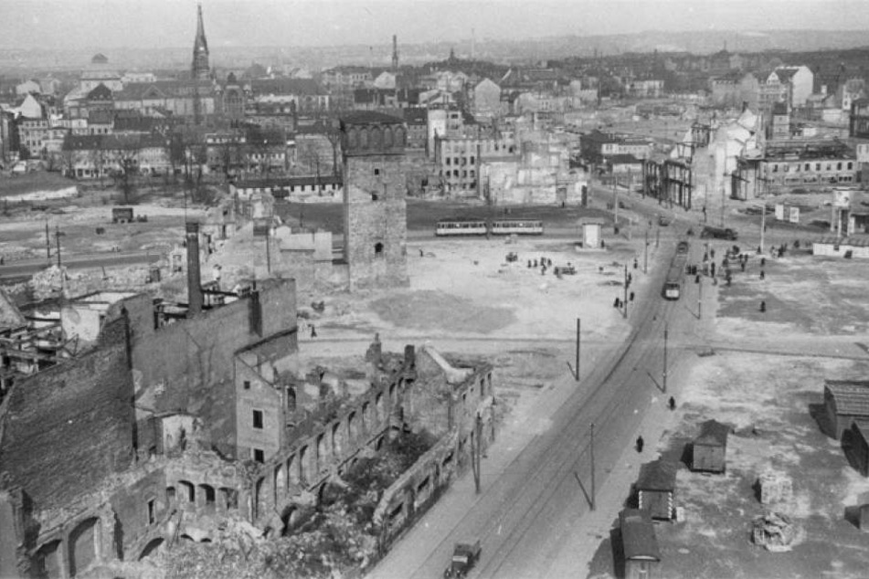 80 Prozent der Stadt Chemnitz wurden völlig zerstört.