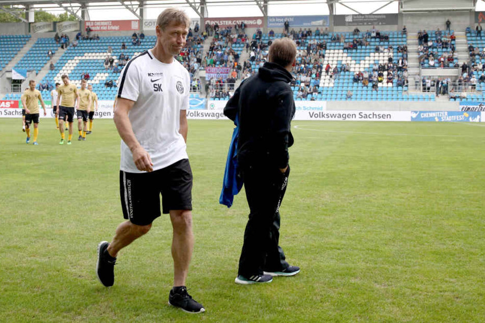 VfB-Coach Sven Köhler war zwar enttäuscht angesichts der Niederlage, doch seine Truppe hatte sich ordentlich verkauft.