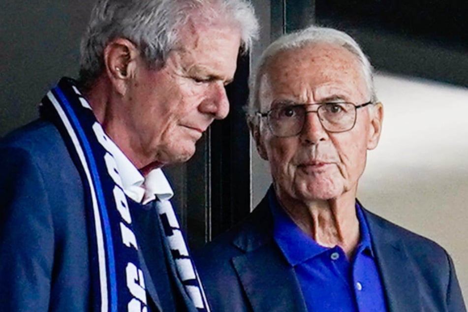 Dietmar Hopp (l.) ist unter anderem mit Franz Beckenbauer (r.) gut befreundet.