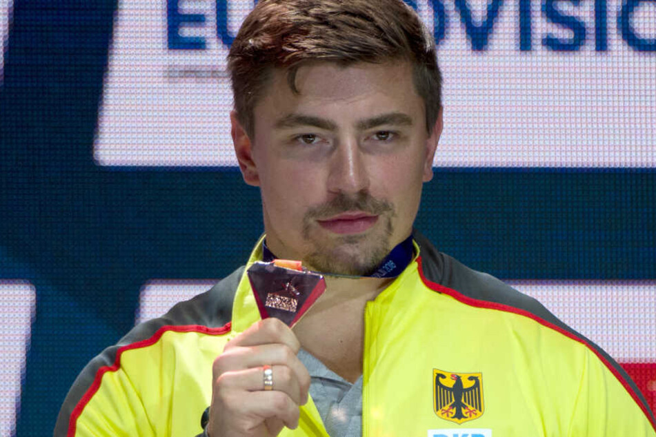 Bronze-Junge David Storl will sich heute seinen Fans im Erzgebirge zeigen.
