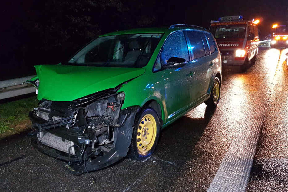 Der Fahrer fuhr vermutlich aus Unachtsamkeit auf.