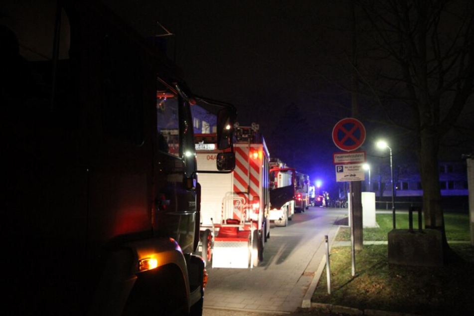 Ein Großaufgebot an Einsatzkräften rückte an.