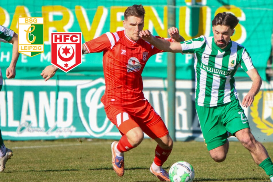 Hochrisikospiel Chemie Leipzig gegen Halle im Liveticker: Der HFC führt