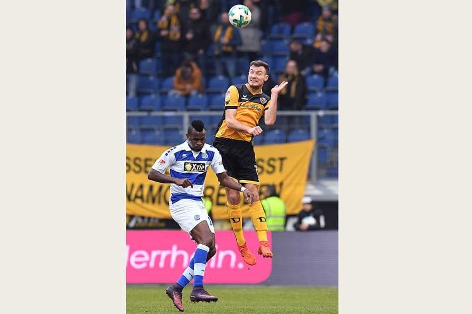 Vor einem Jahr war Florian Ballas (l.) mit von der Partie in Duisburg. Auf Kingsley Onuegbu wird er Sonntag jedoch nicht mehr treffen können, der ist gewechselt.