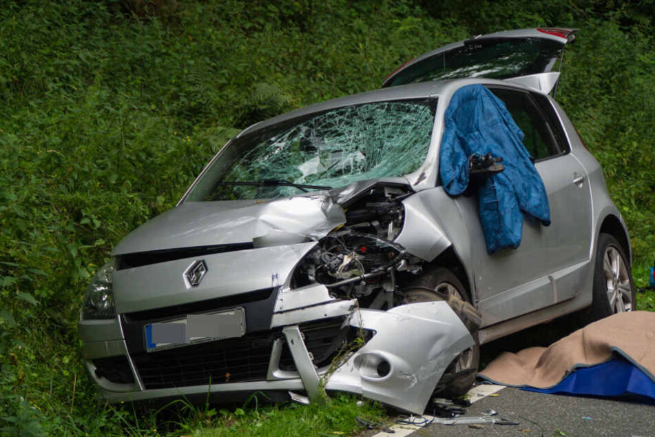 Das Ehepaar des zweiten Fahrzeugs kam mit einem Schrecken davon.