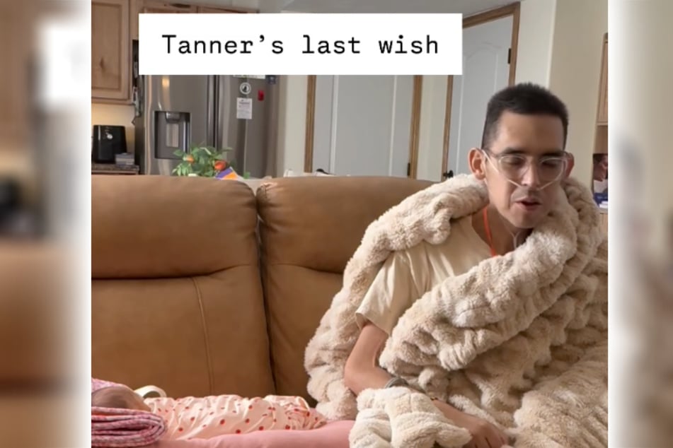 Tanner bittet um Spenden, um seiner Frau und Tochter nach seinem Ableben finanziell beizustehen.