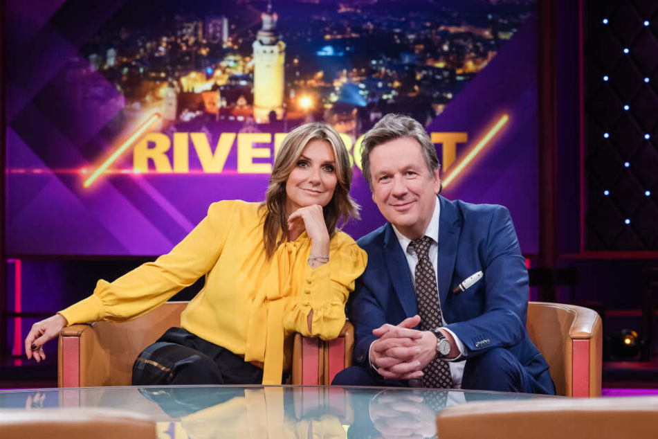 Die "Riverboat"-Moderatoren Kim Fisher (49) und Jörg Kachelmann (60).