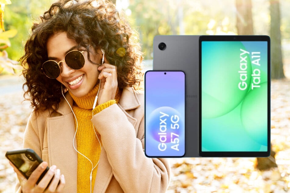 Bei Blau gibt's zum Samsung Galaxy A57 5G ein Galaxy Tab gratis dazu
