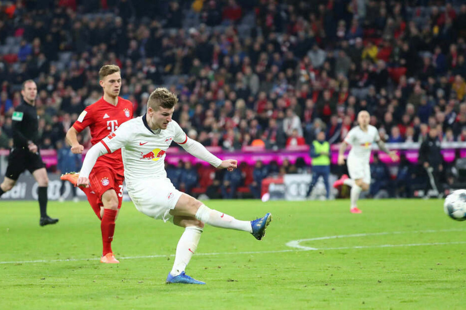 Timo Werner vergab in der 63. Minute eine der zwei besten Möglichkeiten, RB in Führung zu bringen.