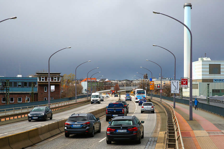 Noch im Frühling soll auf der Nossener Brücke Tempo 30 gelten