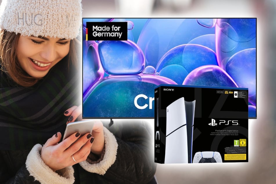 Blau verkauft 65-Zoll Samsung Fernseher plus PlayStation 5 für nur 1 Euro
