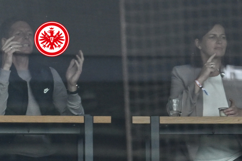 Eintracht-Coach Glasners Kuss in der Loge: "Zum Glück habt Ihr nicht alles gesehen"
