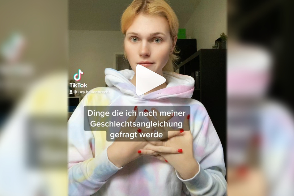 Lucy Hellenbrecht (22) beantwortete in einem kurzen Video Fragen zu ihrer geschlechtsangleichenden Operation, die ihr offenbar häufig gestellt wurden.