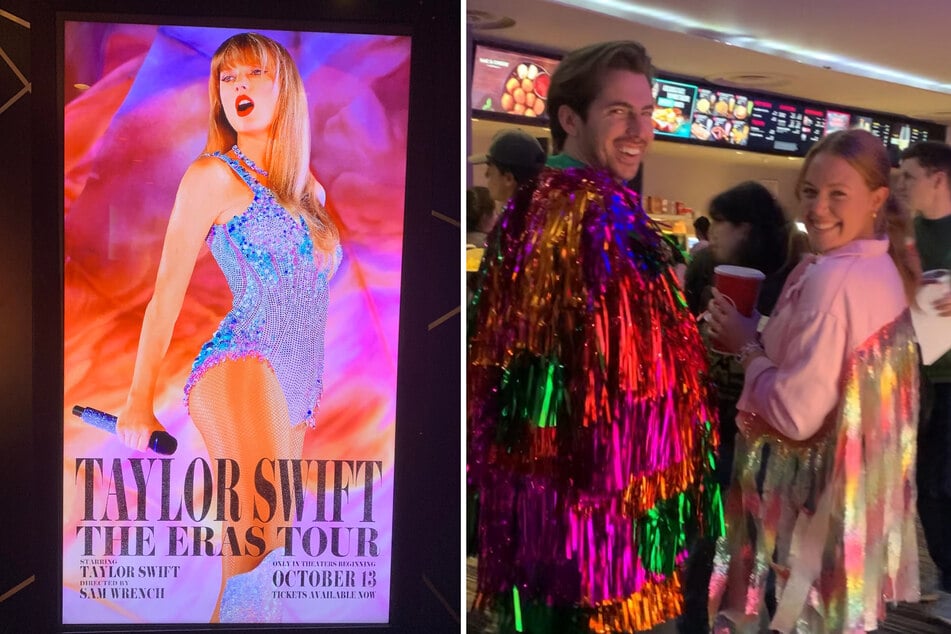 Taylor Swift fans swarm movie theaters in style for The Eras Tour concert film